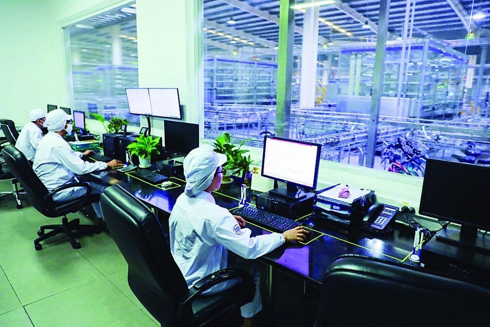 Lao động chất lượng cao phục vụ cho chuyển đổi số đang được nhiều doanh nghiệp tuyển dụng. 	Ảnh: X.H
