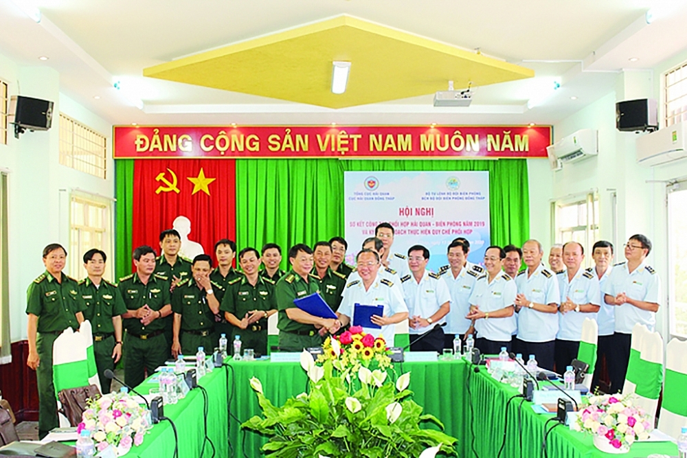 Cục Hải quan Đồng Tháp luôn thực hiện tốt quy chế phối hợp với các lực lượng chức năng.
