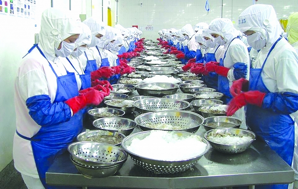 XK tôm sang thị trường hàng đầu của tôm Việt Nam là Mỹ được kỳ vọng sẽ tăng mạnh trong năm 2022 . 	Ảnh: N.Thanh