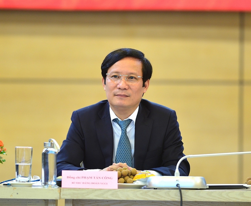 Ông Phạm Tấn Công, Chủ tịch VCCI: Phát triển bền vững dẫn dắt doanh nghiệp thích ứng và phục hồi trước khủng hoảng