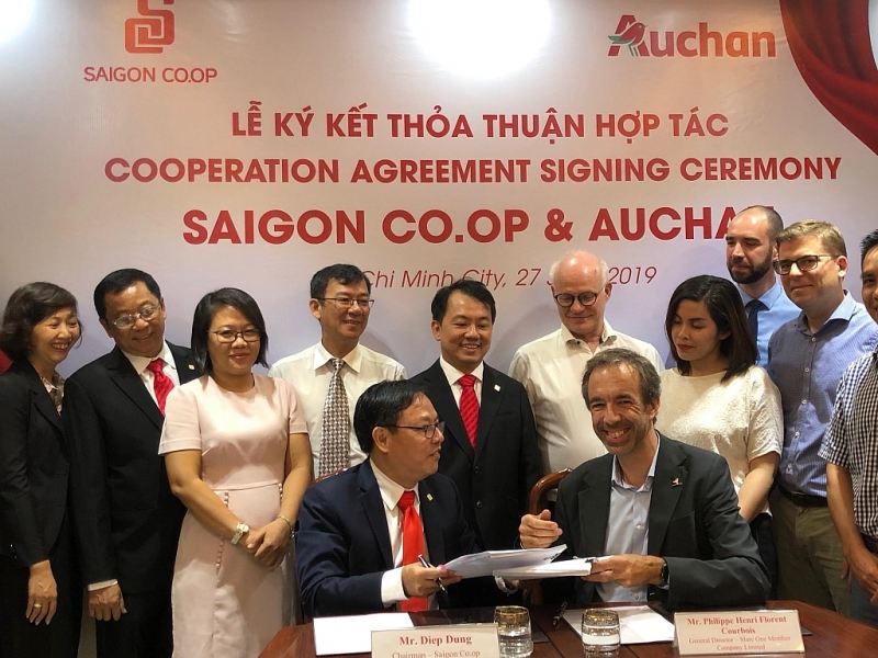 saigon coop tiep quan 15 cua hang cua auchan viet nam