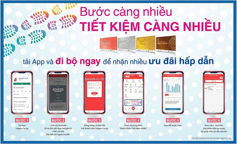 saigon coop dem buoc chan de tang qua