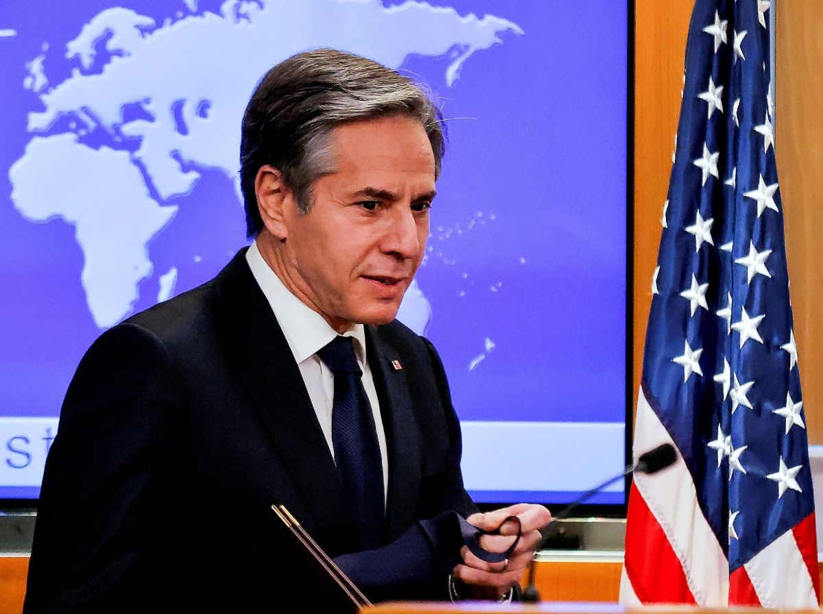 Ngoại trưởng Mỹ Antony Blinken. Nguồn: Reuters