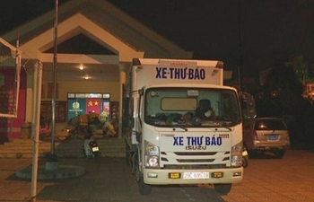 Hàng cấm trong xe chở bưu phẩm, thư báo