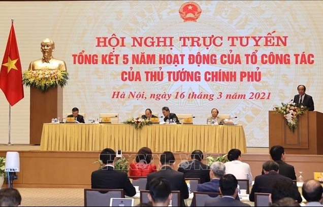Hội nghị trực tuyến tổng kết 5 năm Tổ công tác của Thủ tướng Chính phủ