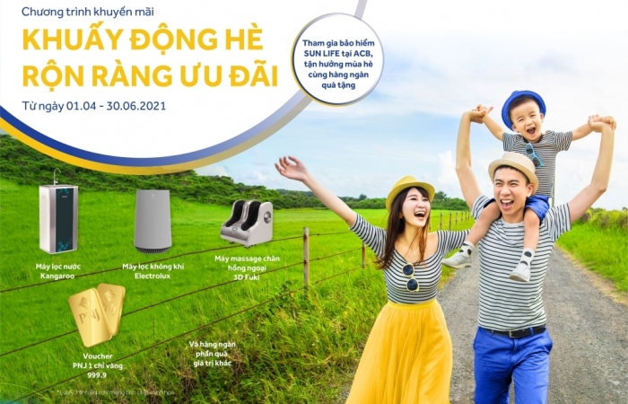 Sun life Việt Nam với chương trình khuyến mại “Khuấy động hè rộn ràng ưu đãi”