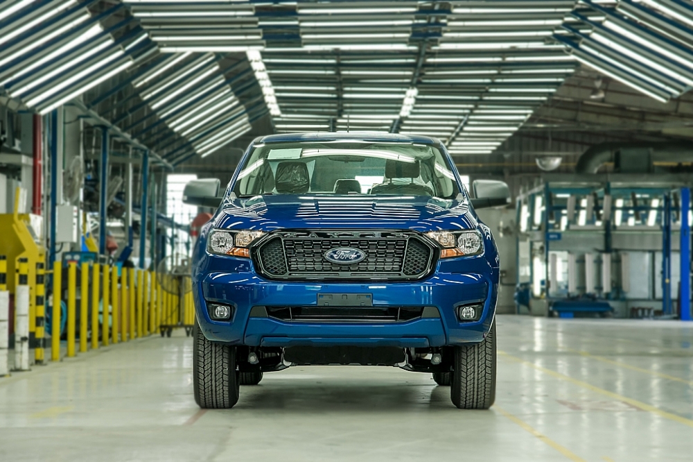 Mẫu Ford Ranger 2021 lắp ráp trong nước đầu tiên.