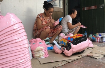Mặt nạ giấy bồi, “hồn cốt” của Tết Trung thu