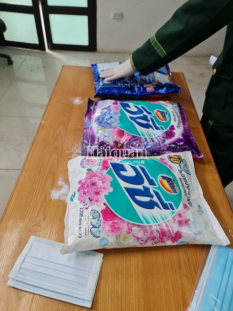 Cận cảnh hành hóa chứa ma túy.