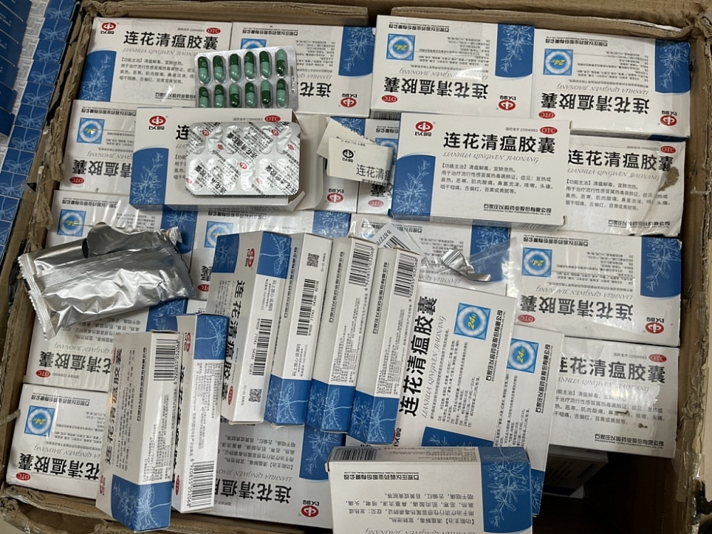 Cận cảnh hàng hóa vi phạm.  Nguồn Tổng cục QLTT