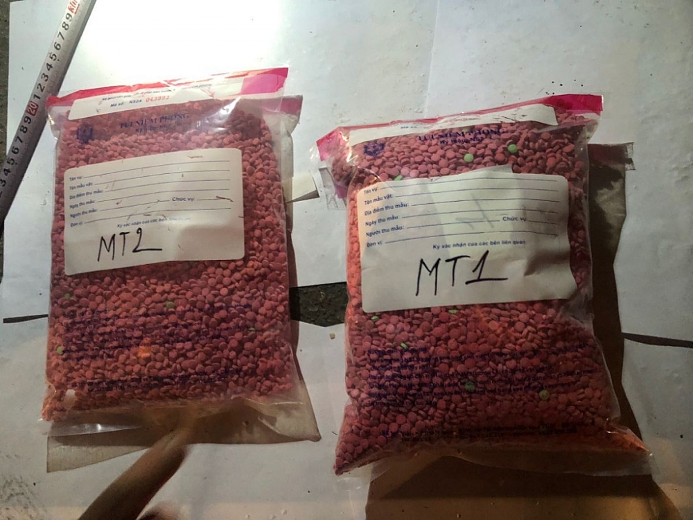 Tang vật 36.000 viên ma túy tổng hợp. Ảnh: Hải quan Quảng Trị