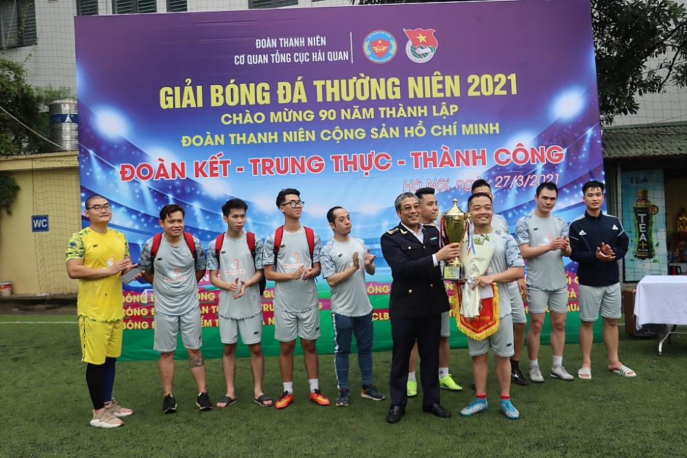 Thanh niên Tổng cục Hải quan tổ chức Giải bóng đá thường niên 2021
