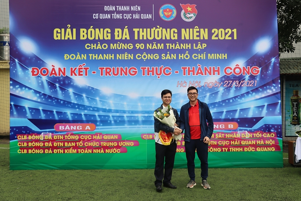 Thanh niên Tổng cục Hải quan tổ chức Giải bóng đá thường niên 2021