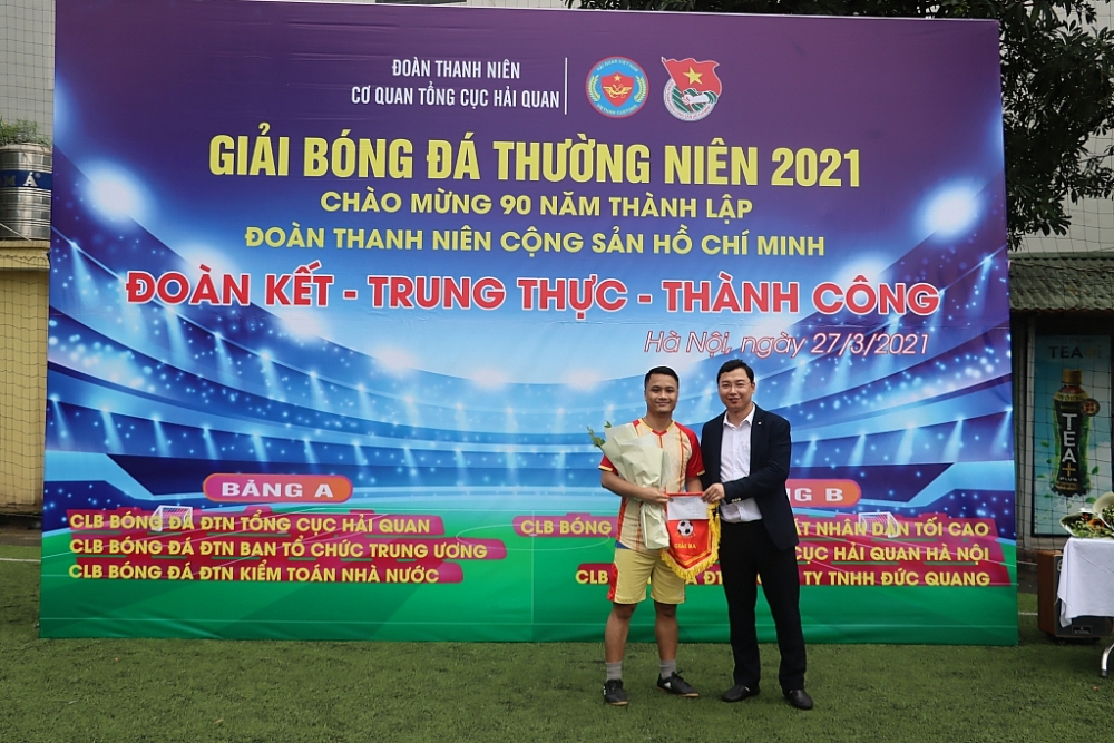 Thanh niên Tổng cục Hải quan tổ chức Giải bóng đá thường niên 2021