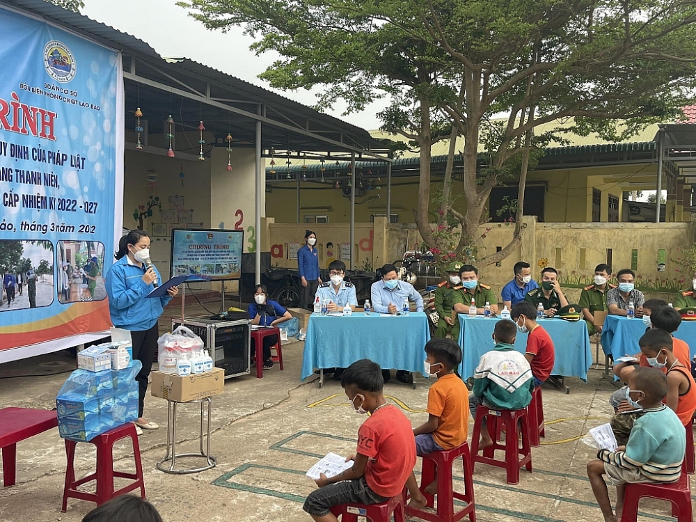 Quang cảnh chương trình thanh niên.