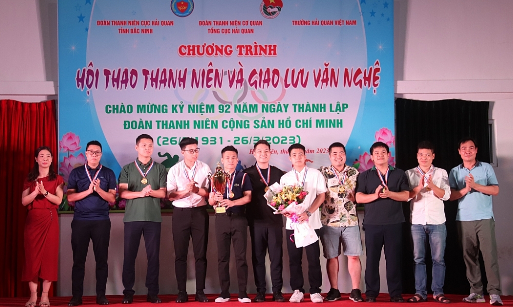 Sôi nổi Hội thao thanh niên Hải quan năm 2023