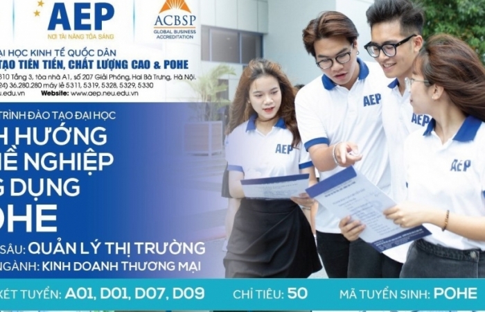 50 chỉ tiêu đại học đào tạo chuyên sâu về quản lý thị trường
