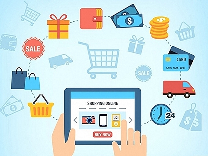 Thương mại điện tử là xu hướng phát triển rất tích cực ở Việt Nam. Ảnh: ST
