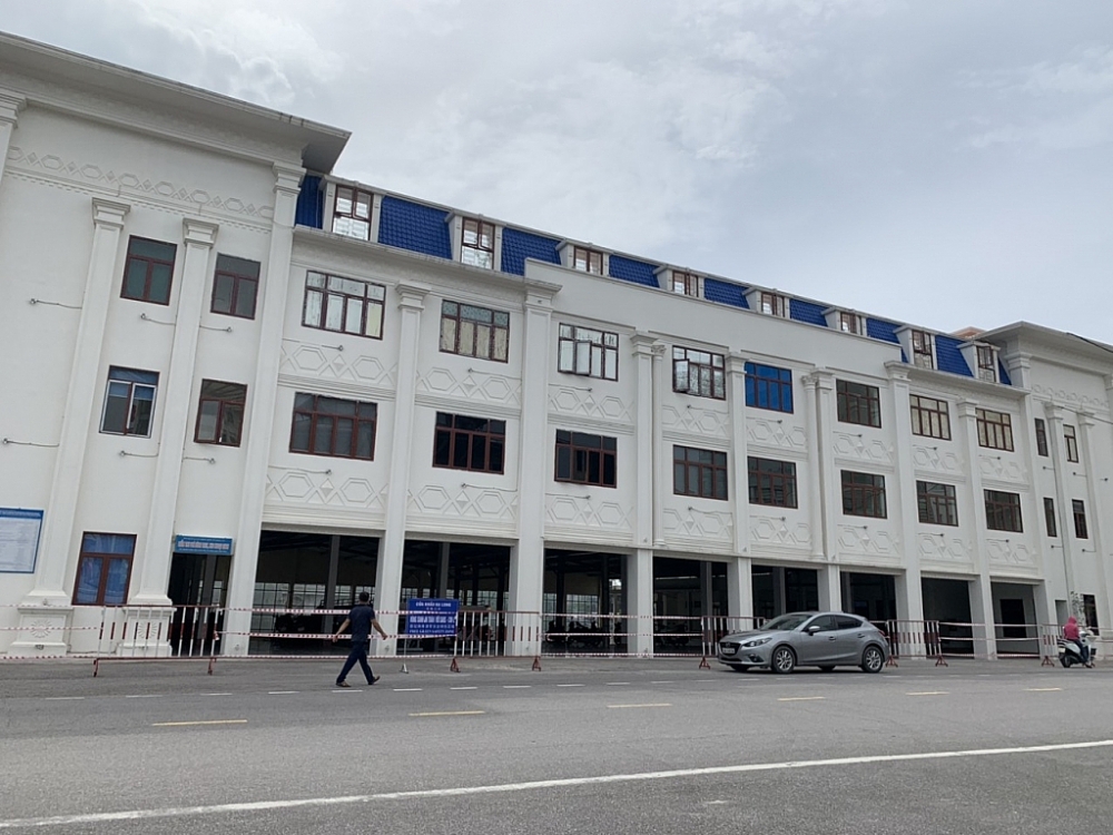 Khu vực cửa khẩu Ka Long ngày 17/6. Ảnh do Hải quan Móng Cái cung cấp.