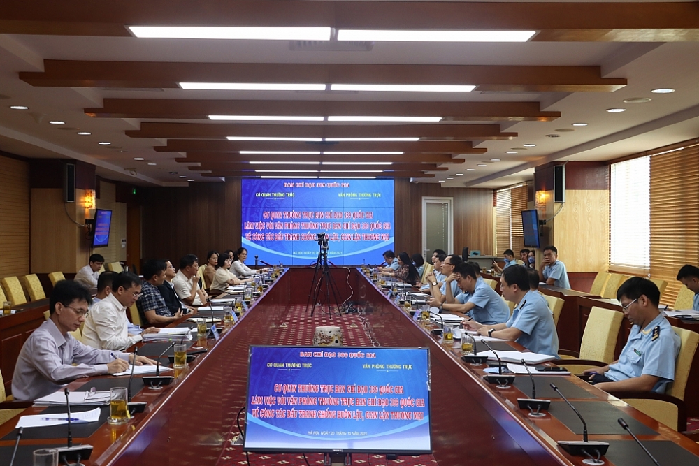 Quang cảnh buổi làm việc. Ảnh: Q.H