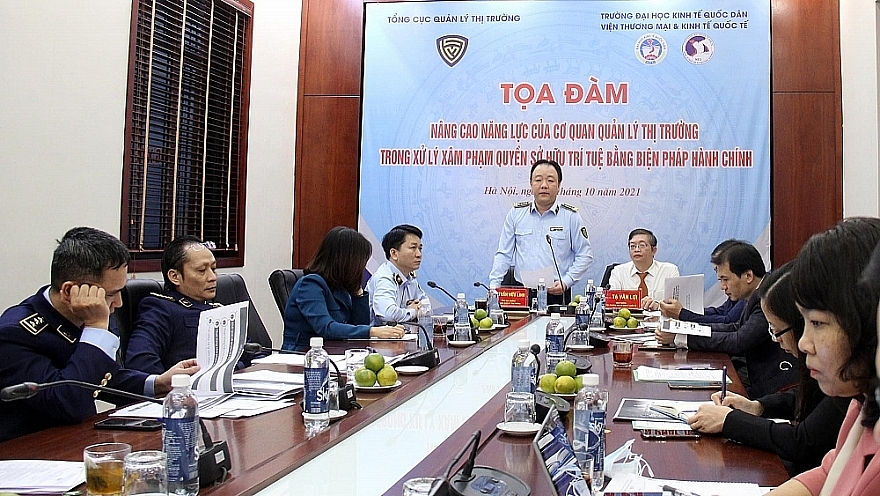 Quang cảnh buổi tọa đàm. Nguồn Tổng cục QLTT