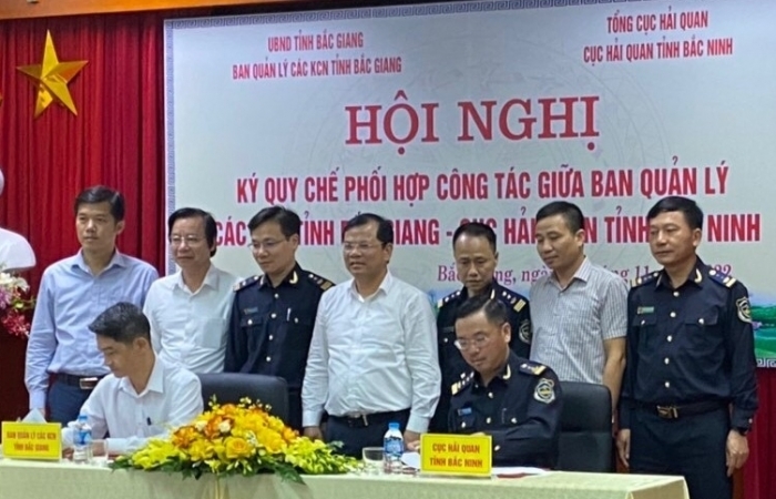Hải quan Bắc Ninh tích cực phối hợp quản lý xuất nhập khẩu qua địa bàn tỉnh Bắc Giang