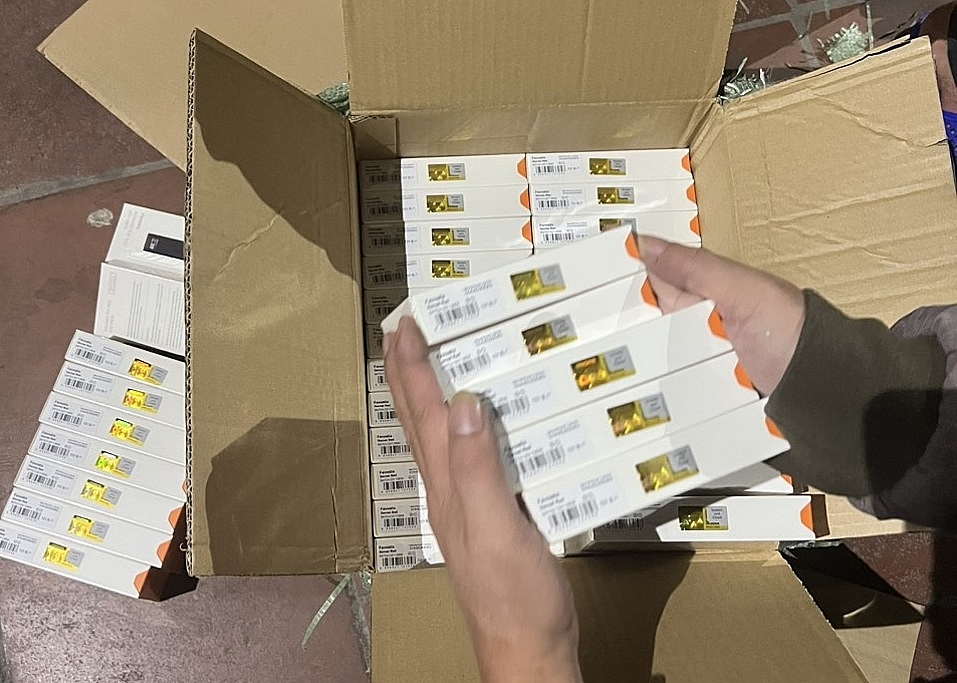 Cận cảnh hàng hóa vi phạm. Nguồn Tổng cục QLTT.
