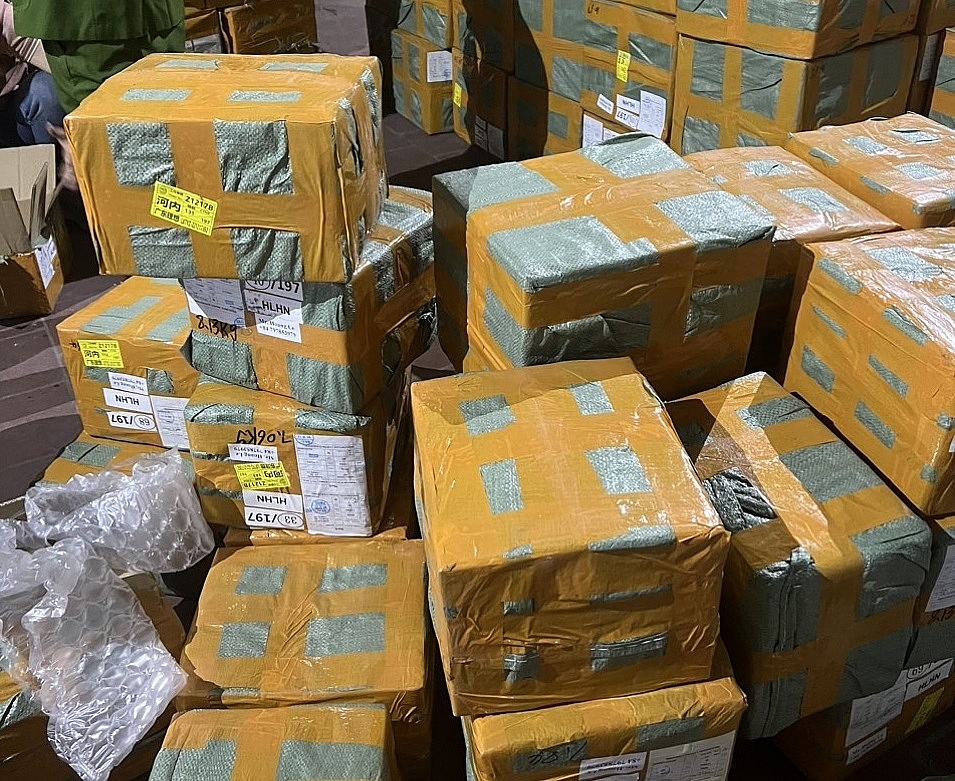 Số hàng hóa vi phạm. Nguồn Tổng cục QLTT