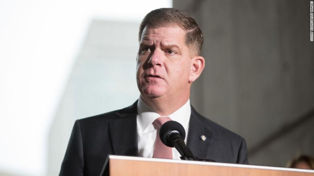 Thị trưởng Marty Walsh. Ảnh: CNN&nbsp;
