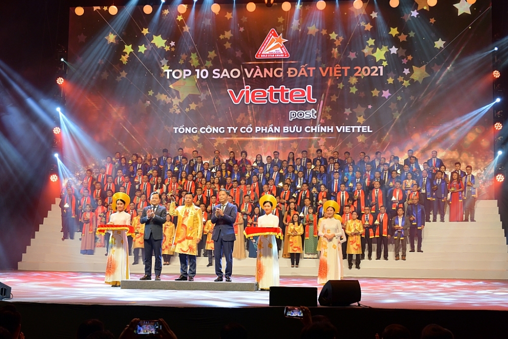 Viettel Post là doanh nghiệp logistics duy nhất lọt TOP 10 Sao Vàng Đất Việt