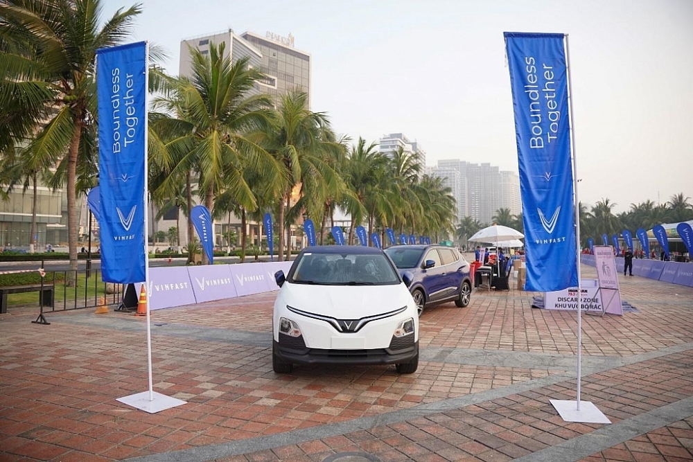 Gần 1.000 người lái thử xe điện VinFast tại VinFast IRONMAN 70.3 Việt Nam 2023