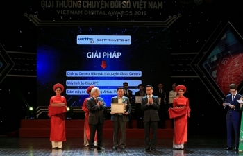 Viettel IDC: Nhà cung cấp dịch vụ điện toán đám mây duy nhất đạt giải thưởng Chuyển đổi số 2019