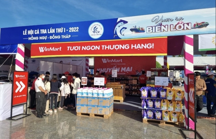 WinMart đồng hành cùng "Lễ hội cá tra năm 2022" tại Đồng Tháp