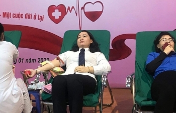 Công chức Cục Hải quan Hà Giang tham gia Ngày hội “Những giọt xuân hồng”
