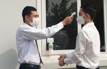 Hải quan Hà Nội triển khai đo thân nhiệt tại toàn bộ các đơn vị