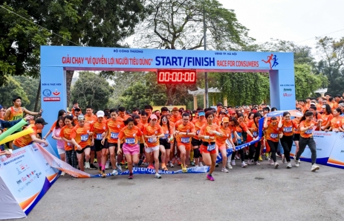 Hơn 1000 người tham gia Giải chạy Vì quyền lợi người tiêu dùng