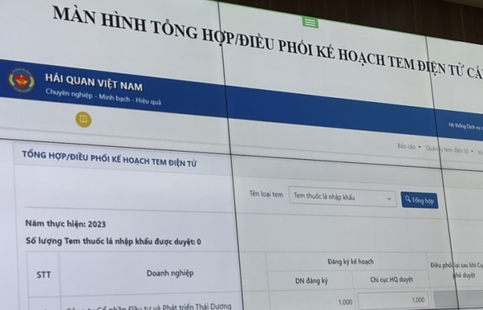 Nhiều lưu ý quản lý, sử dụng tem điện tử đối với rượu, thuốc lá nhập khẩu