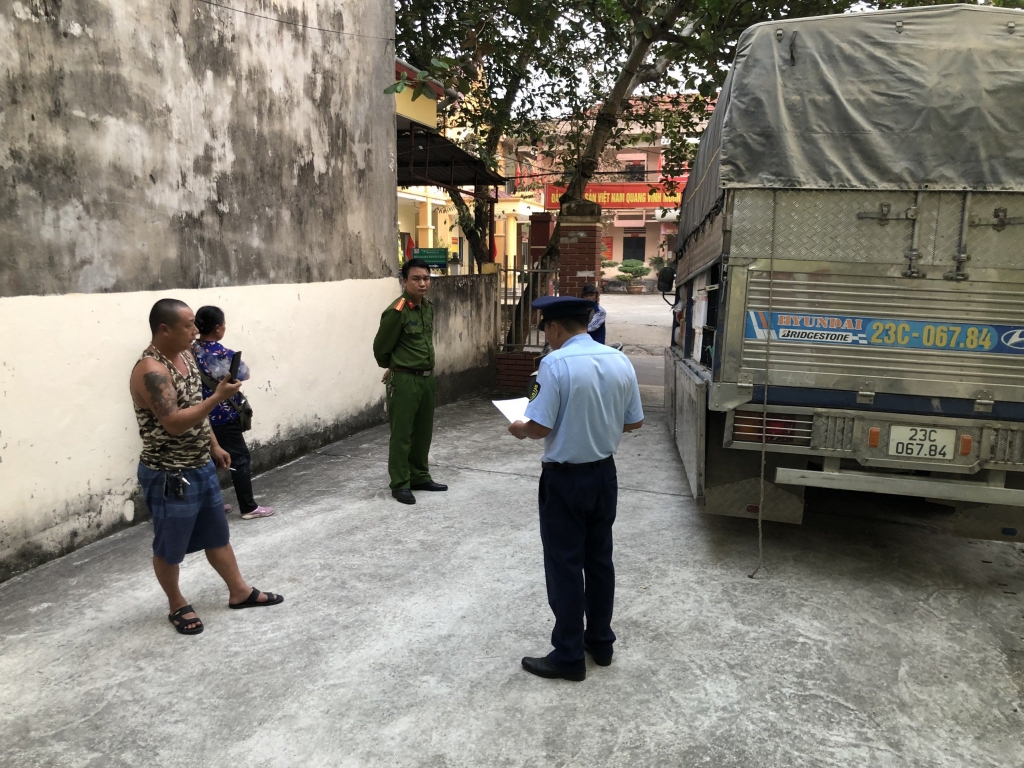 Lô hàng vi phạm tại cơ quan chức năng.