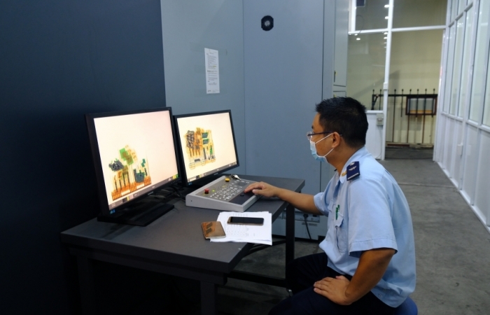 Mỗi ngày có khoảng 9.600 lô hàng được thực hiện quản lý giám sát tự động tại Nội Bài