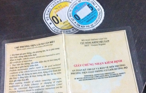 Giảm lệ phí cấp giấy chứng nhận kiểm định an toàn kỹ thuật đối với xe cơ giới, xe máy