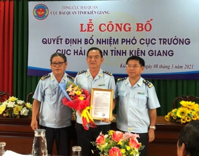 Cục Hải quan Kiên Giang có Phó Cục trưởng mới