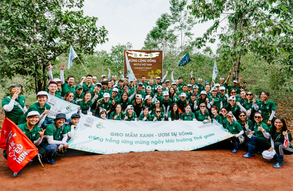 Nestlé được ghi nhận về nỗ lực bảo vệ rừng, góp phần giảm tác động từ biến đổi khí hậu