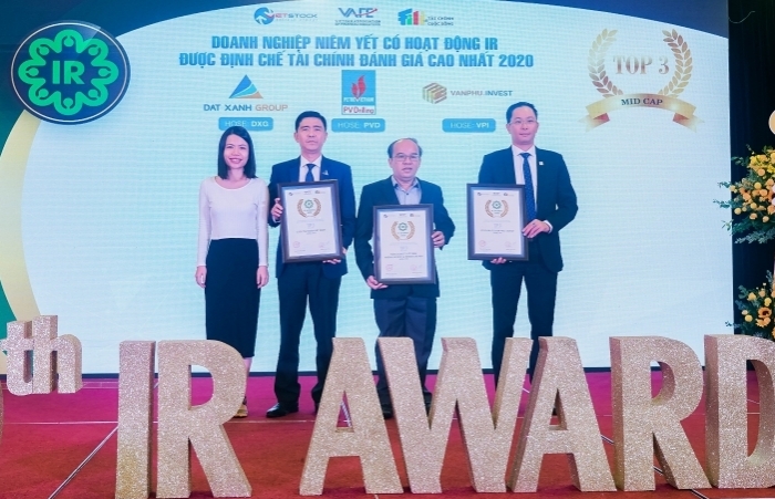 Tập đoàn Đất Xanh lập cú đúp giải thưởng tại IR Awards 2020
