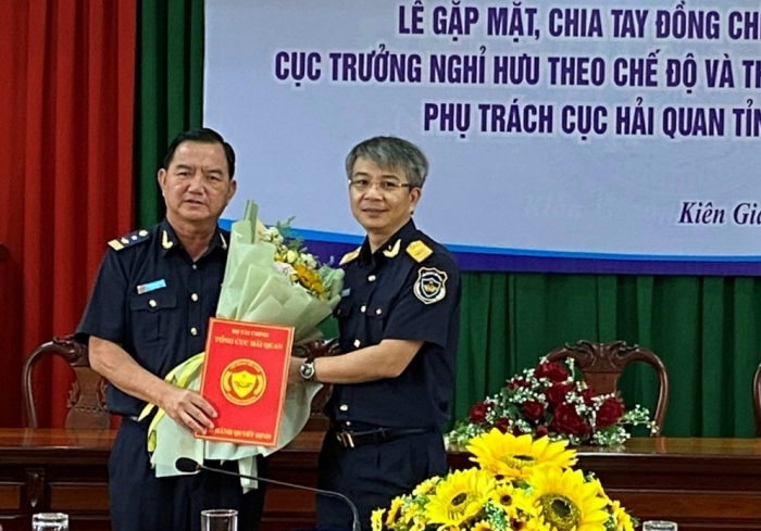 Ông Trương Minh An được giao phụ trách Cục Hải quan Kiên Giang kể từ 1/10