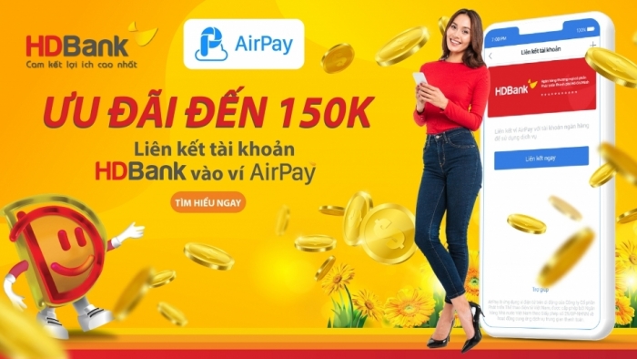 HDBank tung hàng loạt ưu đãi “khủng” khi thanh toán trực tuyến
