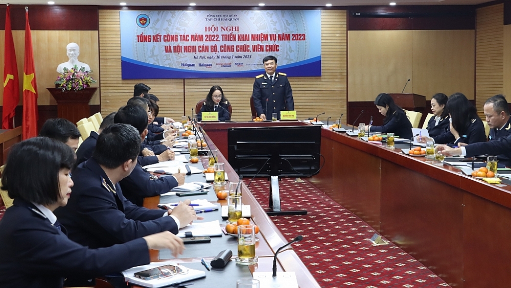 Phó Tổng cục trưởng Nguyễn Văn Thọ phát biểu chỉ đạo tại hội nghị. Ảnh: Q. Hùng