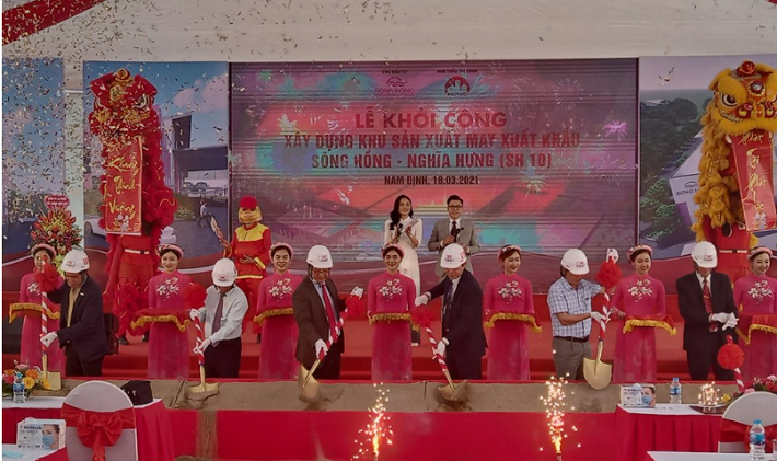 May Sông Hồng khởi công Dự án may xuất khẩu hơn 600 tỷ đồng