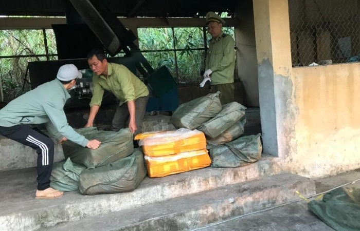 Chặn đứng hơn 2 tấn nầm lợn chuẩn bị lên bàn nhậu