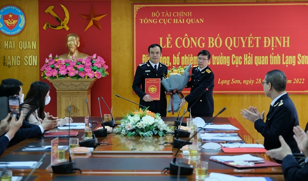 Hải quan Lạng Sơn chính thức có cục trưởng mới kể từ ngày 1/4