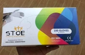 Găng tay chuyên dùng cho y tế có mức thuế suất thuế GTGt 5%